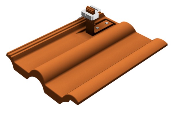 SL Delta Platte, Ziegelrot RAL 8004