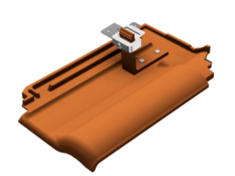 SL Delta Platte, Ziegelrot RAL 8004